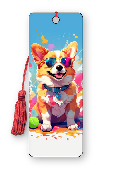 Corgi Sunglasses Bookmark